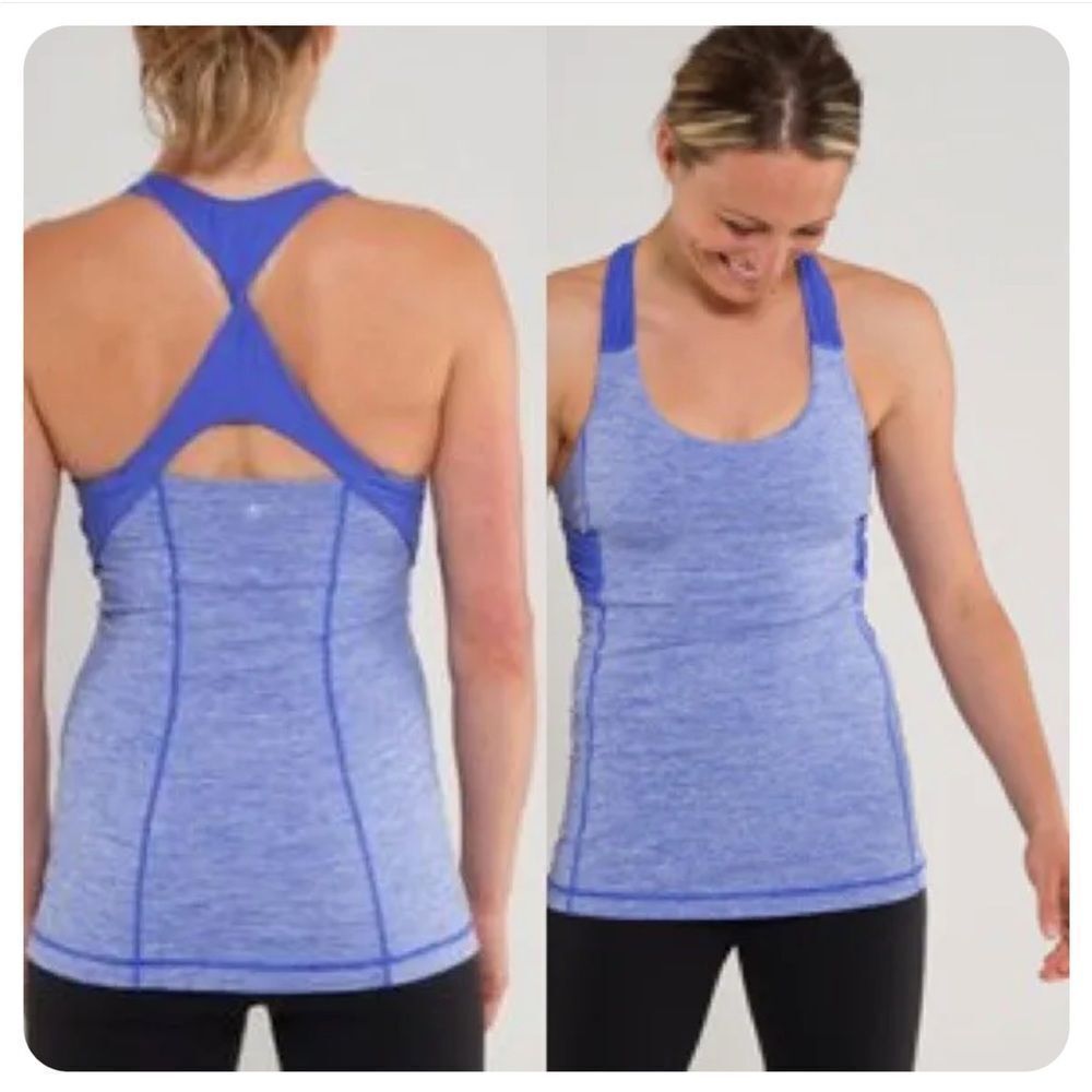 Lululemon Spin Me Tank Top In Purple
